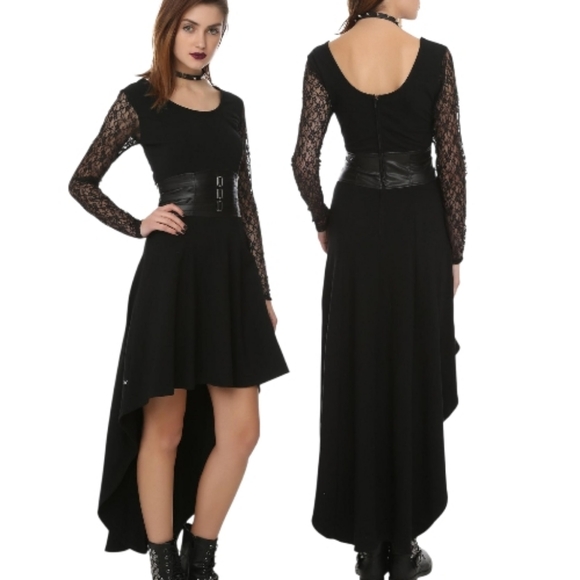 Royal Bones Dresses & Skirts - ROYAL BONES TRIPP NYC - High Low Belted Goth Emo Dress - Size M